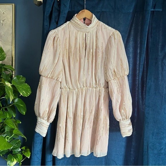 Revolve x Michael Costello Long Sleeve Mini Dress - Picture 1 of 7